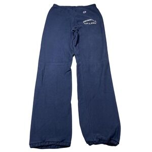 Vintage Champion Sweatpants L Blue Reverse Weave Grinnell College USA 80s Warmup